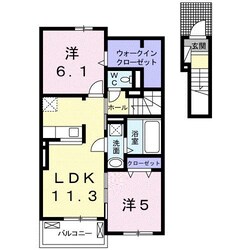 ケースリー　Ⅴの物件間取画像